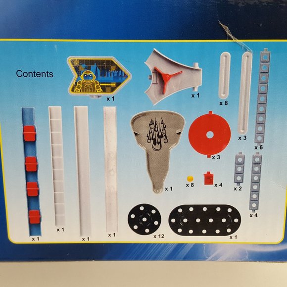 Space Racing Building Toy *Standard Size Marbles Do Not Fit in Toy *READ* - Picture 3 of 14